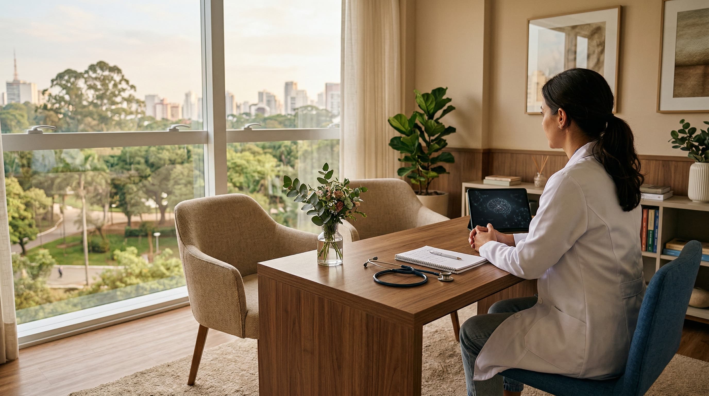 Escuta Clínica IA Supera Modelos Puros no Bem-Estar Feminino