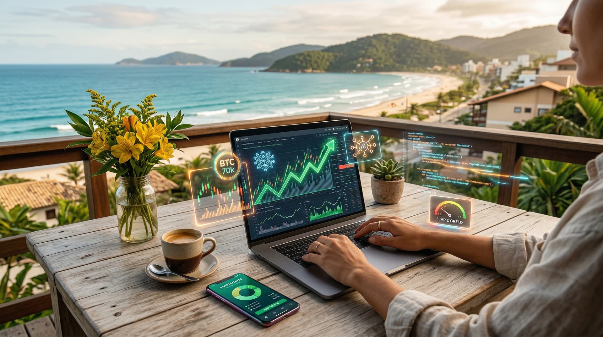 Trading com IA: Mulheres ganham 18% mais no Fear & Greed 12