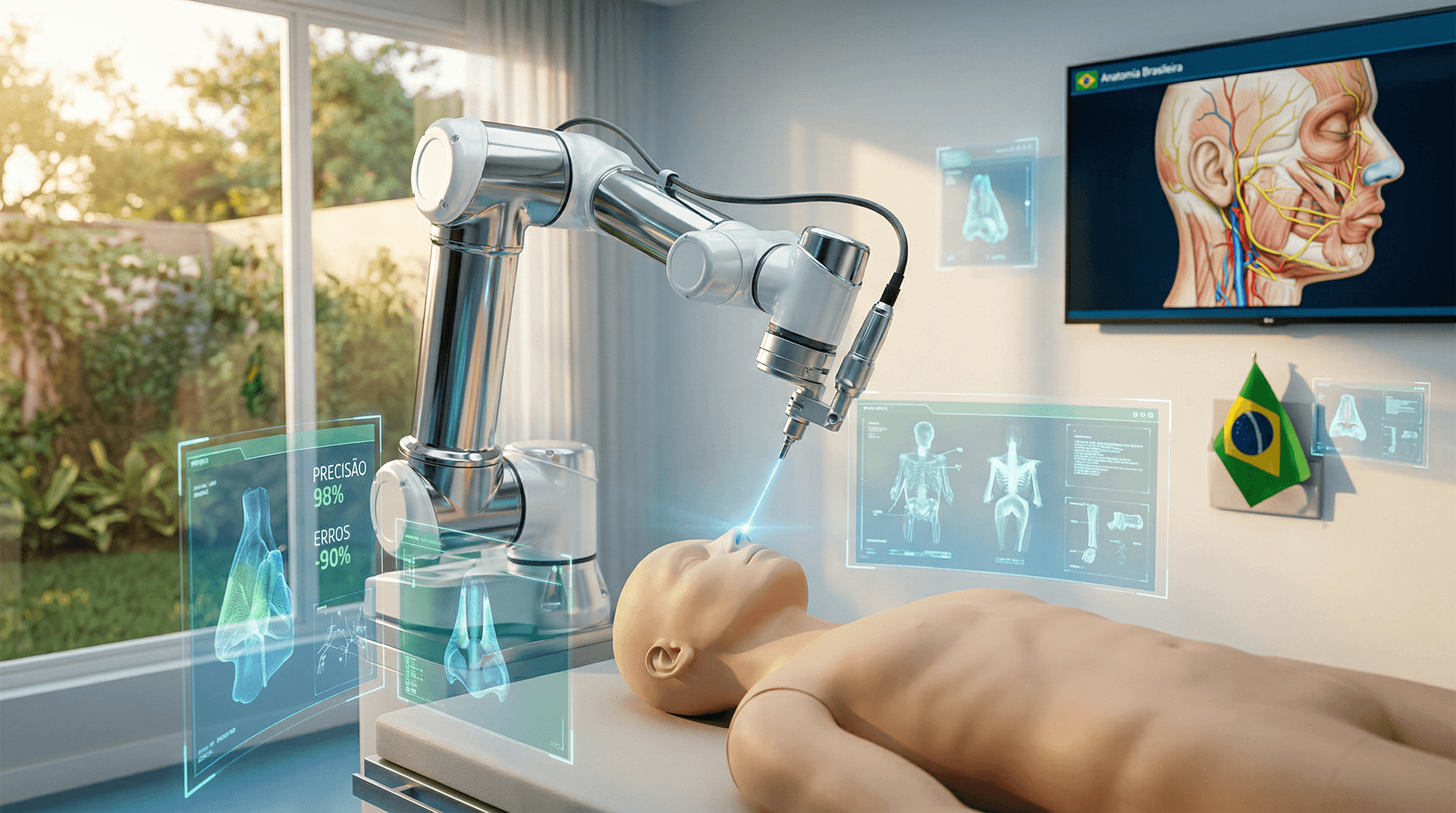AGI Cirurgia Cosmética Atinge 98% Precisão e Corta 90% Erros no Brasil
