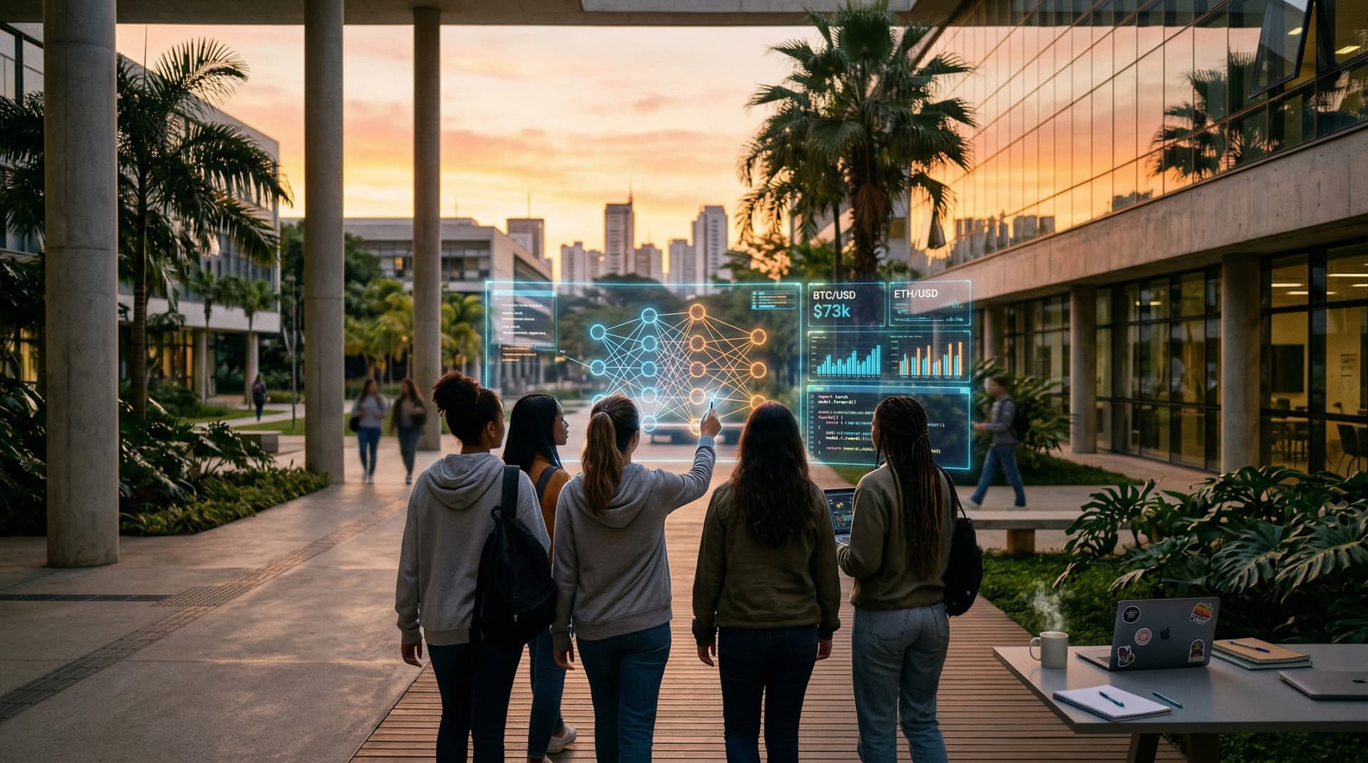 70% das universidades globais integram IA até 2026 para carreiras femininas em tech