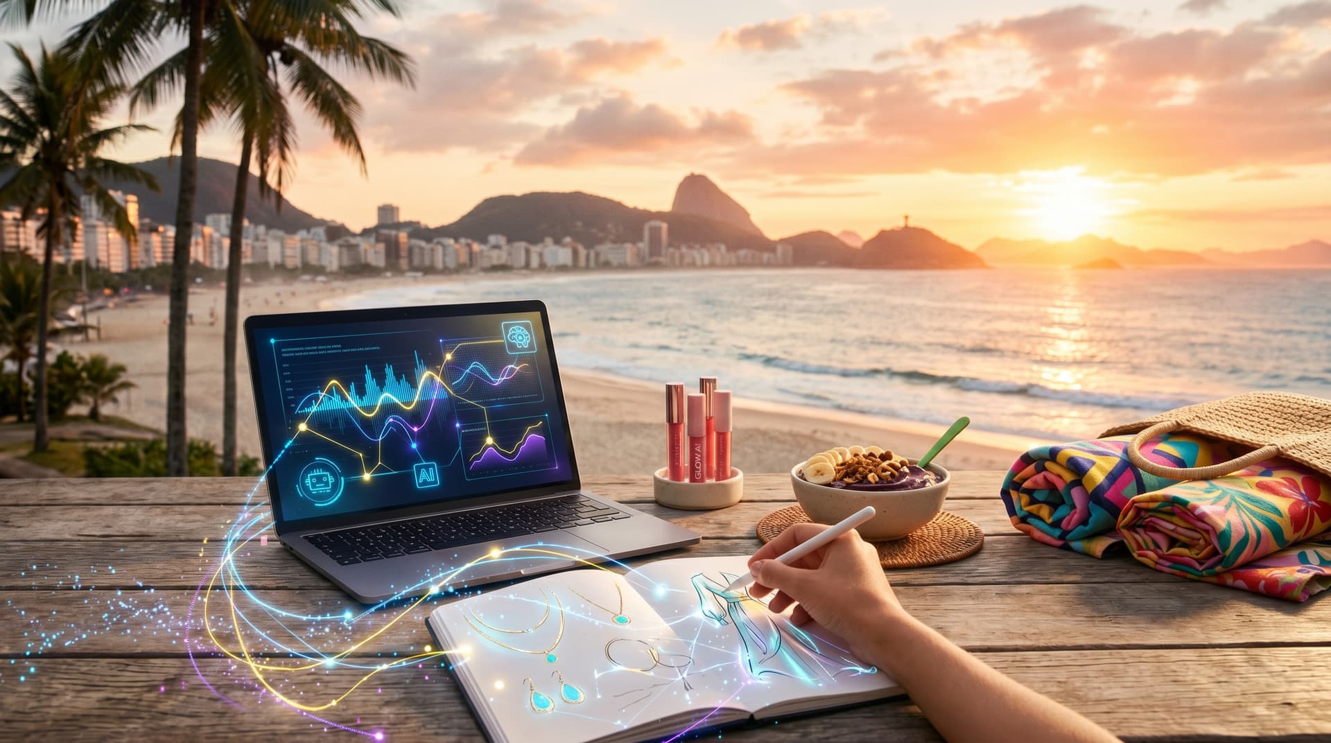 5 Elementos do Branding AI Otimista da Decimal Inspiram Criadoras Brasileiras