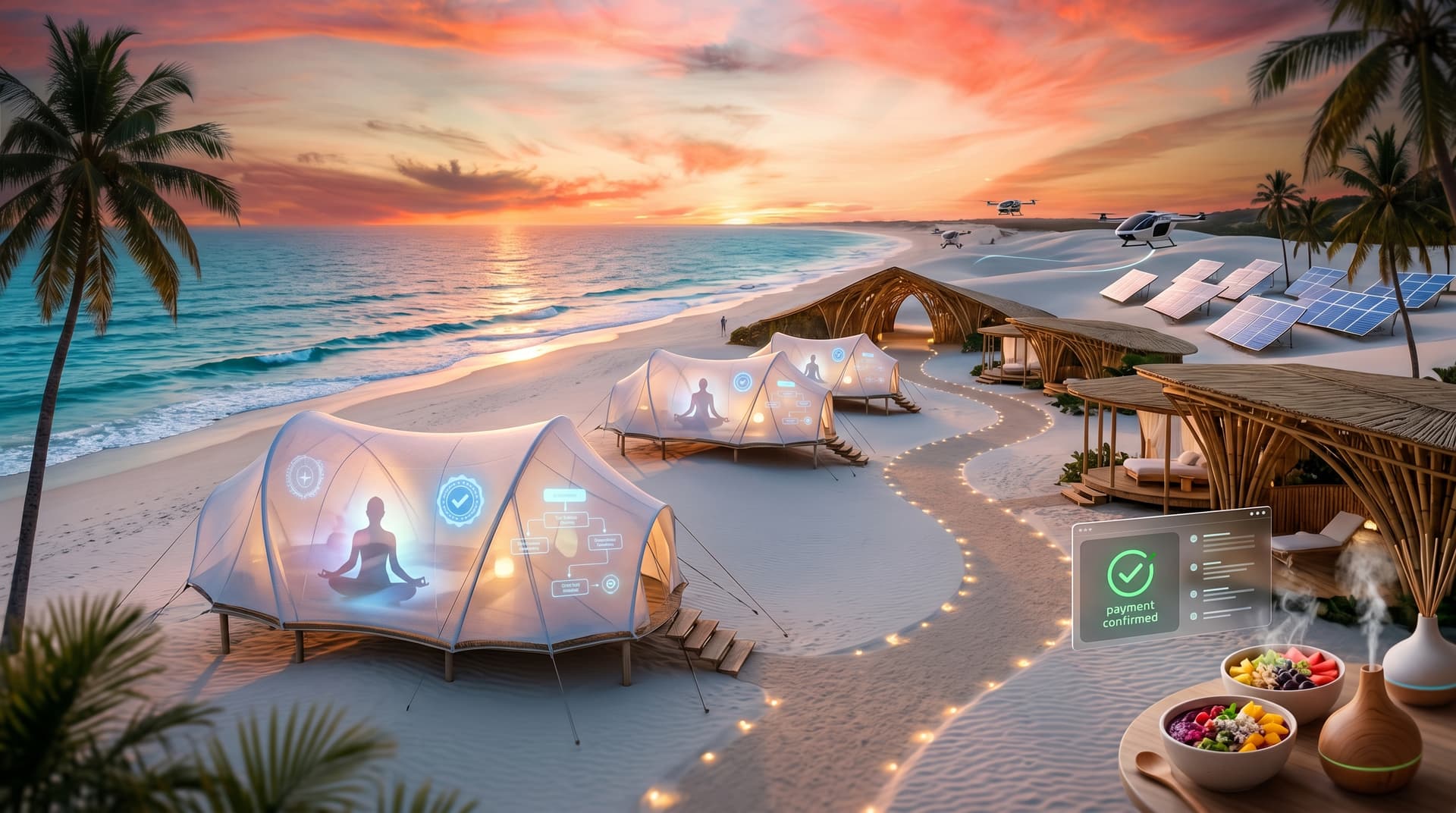 IA Turismo 2046 Domina 70% do Setor e Gera 25% de Economia em Wellness para Mulheres