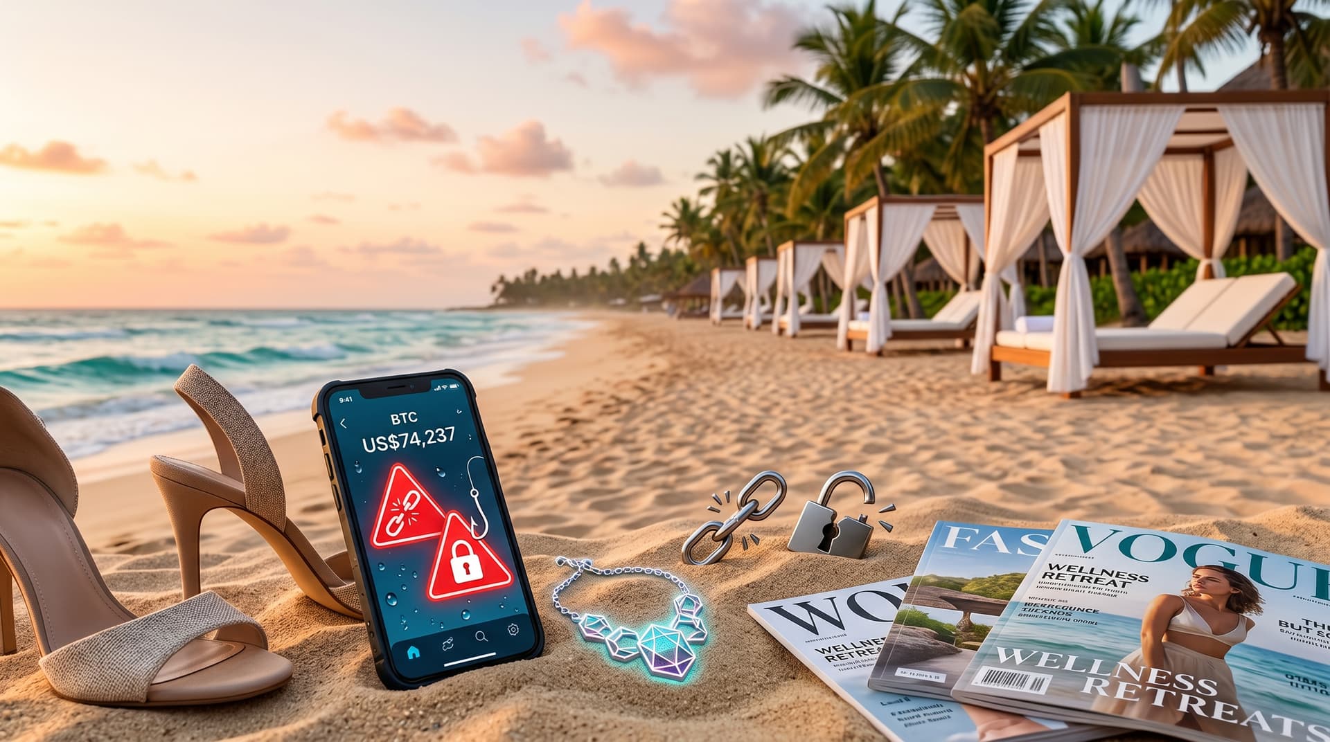 Golpes Crypto Mulheres Explodem com BTC US$74.237 e F&G 21