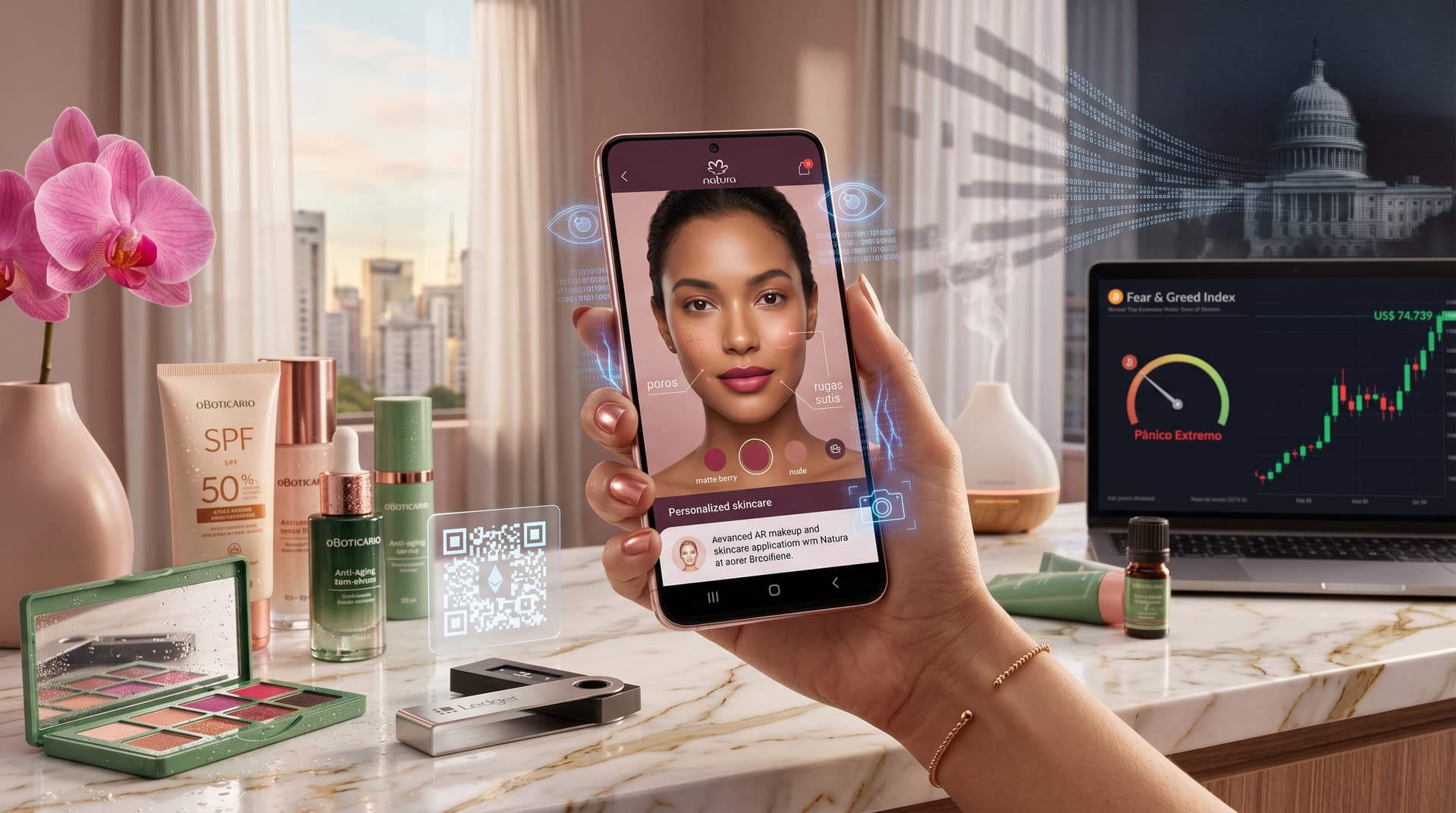 Ameaça IA FISA de 2026 Expõe Dados de 65% das Mulheres em Apps de Beleza: Fear & Greed em 23