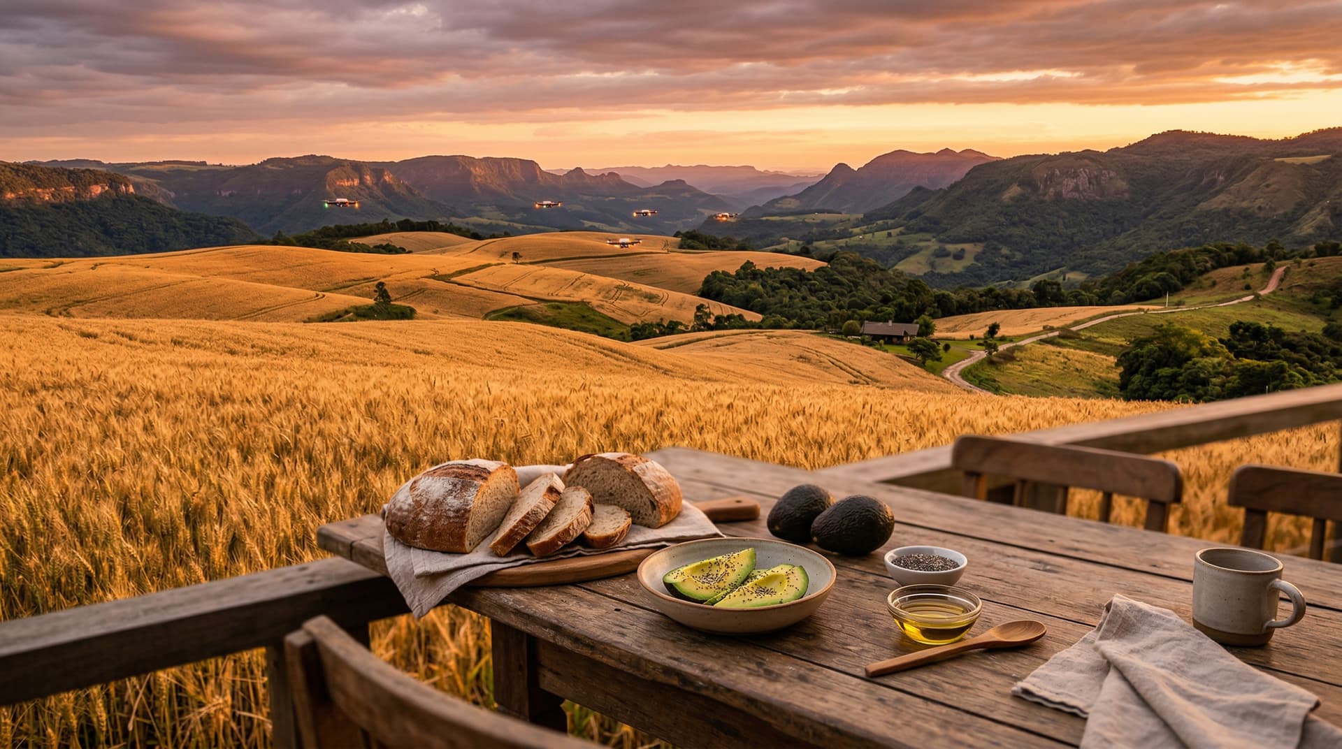 IA e Drones no Trigo Resiliente Elevam Produtividade em 20% no Sul